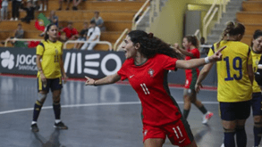 Seleção portuguesa feminina de futsal goleia Suécia no primeiro jogo particular