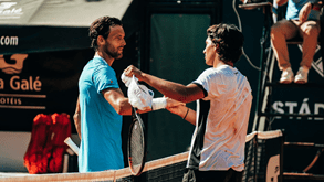 Tenistas portugueses vivem jornada inaugural feliz no Lisboa Belém Open