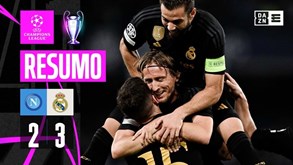 Não faltaram golos: o resumo do Nápoles-Real Madrid