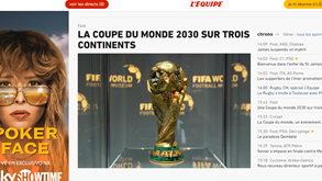 Como a imprensa internacional vê a escolha da FIFA para o Mundial'2030