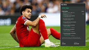 Apostador perde aposta que podia render 11 mil euros por causa do golo mal anulado a Luis Díaz