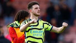 Declan Rice recorda transferência para o Arsenal: «Tinha de fazer dois telefonemas...»
