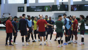 Seleção viajou para a Arménia