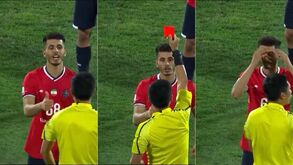 Insólito: adversário do Al Hilal festejou cartão amarelo retirado... mas afinal acabou expulso