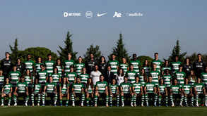 Sporting tirou foto de família de 2023/24: leões e leoas juntaram-se... para a posteridade