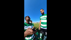 Deram uma câmara a Diomande e central brilhou nos bastidores da foto de família do Sporting