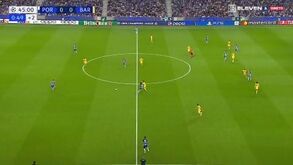 O erro de Romário Baró que permitiu ao Barcelona abrir o marcador no Dragão