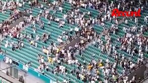 PSP retira faixa do topo sul de Alvalade e gera-se alguma confusão e assobios