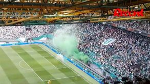 Fumo verde 'invade' relvado de Alvalade antes do Sporting-Atalanta: leões têm a UEFA 'à perna'