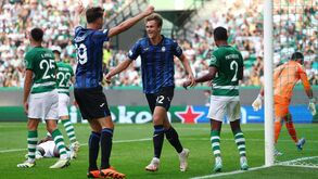 'Poesia' na 1.ª parte, 'sofrimento, sangue, suor e lágrimas' na 2.ª: imprensa italiana analisa Sporting-Atalanta