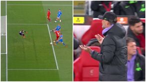 Darwin falhou golo cantado no Liverpool-Saint-Gilloise e a reação de Klopp foi esta