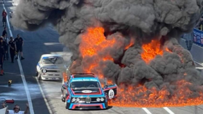 Susto no Estoril Classics: incêndio após choque entre dois carros