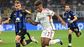 Benfica: Neres foi o segundo mais rápido na 2.ª jornada da Champions
