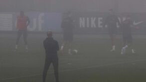 Só faltou D. Sebastião: as imagens (possíveis) do treino da Seleção Nacional