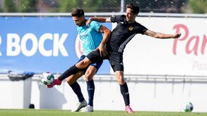 FC Porto venceu o Lusitânia de Lourosa por 3-0 em jogo-treino no Olival