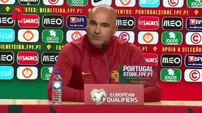 Roberto Martínez e o papel de Cristiano Ronaldo frente à Eslováquia: «Não posso dar uma resposta...»