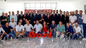 Lobos visitaram a redação de Record