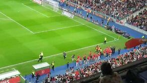 Seleção Nacional de râguebi homenageada ao intervalo do Portugal-Eslováquia