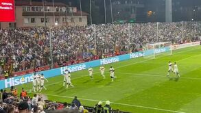 Cristiano Ronaldo abriu o marcador e até os bósnios gritaram 'siii'