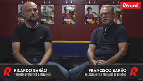 Ricardo e Francisco Barão coincidiram no Elvas: «Aturar o meu pai já é um sacrifício dos diabos, ainda por cima sem receber...»