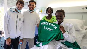 Pote e a tarde especial na ala pediátrica do IPO: «Eles é que são os meus grandes ídolos»