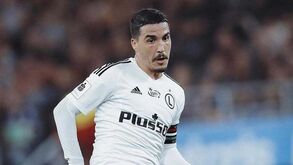 Josué centenário pelo Légia Varsóvia, o clube de todos os recordes de carreira