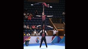 Portugueses conquistam ouro no Europeu de ginástica acrobática