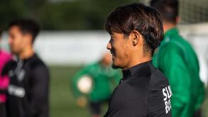 Morita de volta ao relvado no treino do Sporting