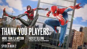 Marvel’s Spider-Man 2 vendeu mais de 2,5 milhões de unidades