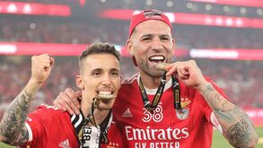 Grimaldo continua de olho no Benfica e faz pedido a Otamendi: «Quero os três pontos amanhã»