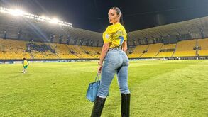 Vitória de CR7 festejada por Georgina Rodríguez