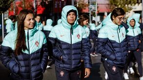 Navegadoras com frio mas boa disposição antes do jogo com a Áustria para a Liga das Nações