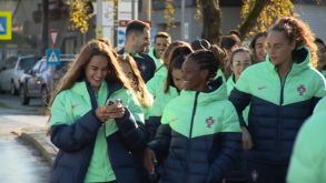 As imagens do passeio da Seleção Nacional feminina antes do jogo com a Áustria