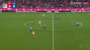 O golaço de meio-campo de Harry Kane no 'atropelo' do Bayern Munique ao Darmstadt