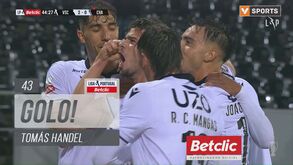 O grande golo de Tomás Händel que aumentou a vantagem do Vitória frente ao Chaves
