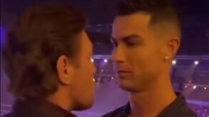 Cristiano Ronaldo encontrou (e encarou) Conor McGregor e este foi o resultado