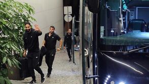 A chegada do Sporting a Gaia