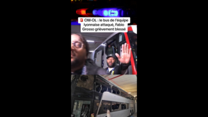 Vidros partidos e jogadores em pânico: novas imagens do ataque ao autocarro do Lyon