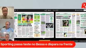 Manhã Record: Sporting dispara, Benfica tenta reagir na Taça da Liga e Francisco Conceição afirma-se no FC Porto