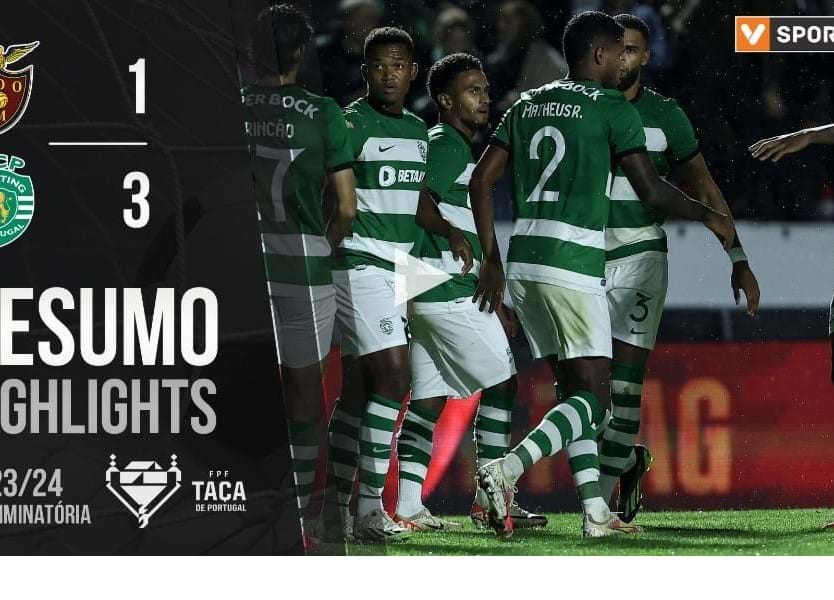 Sporting estreia-se na Taça de Portugal frente ao Olivais e Moscavide –  Observador