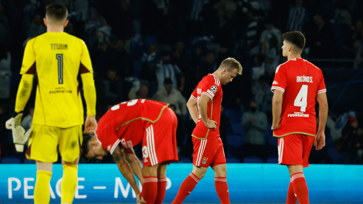 Trubin e a estreia negativa pelo Benfica na Champions