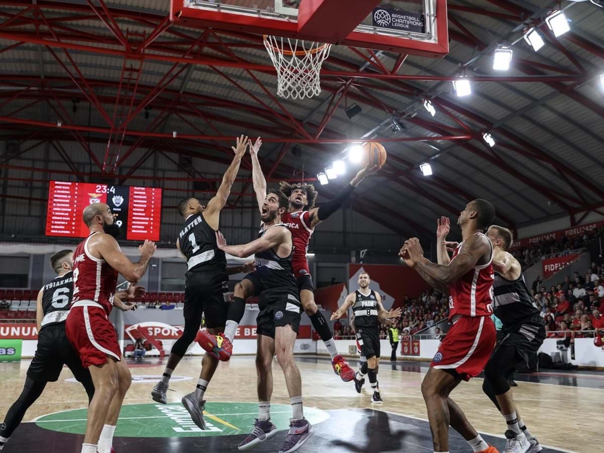 Benfica vence PAOK no regresso à Liga dos Campeões - Basquetebol - Jornal  Record