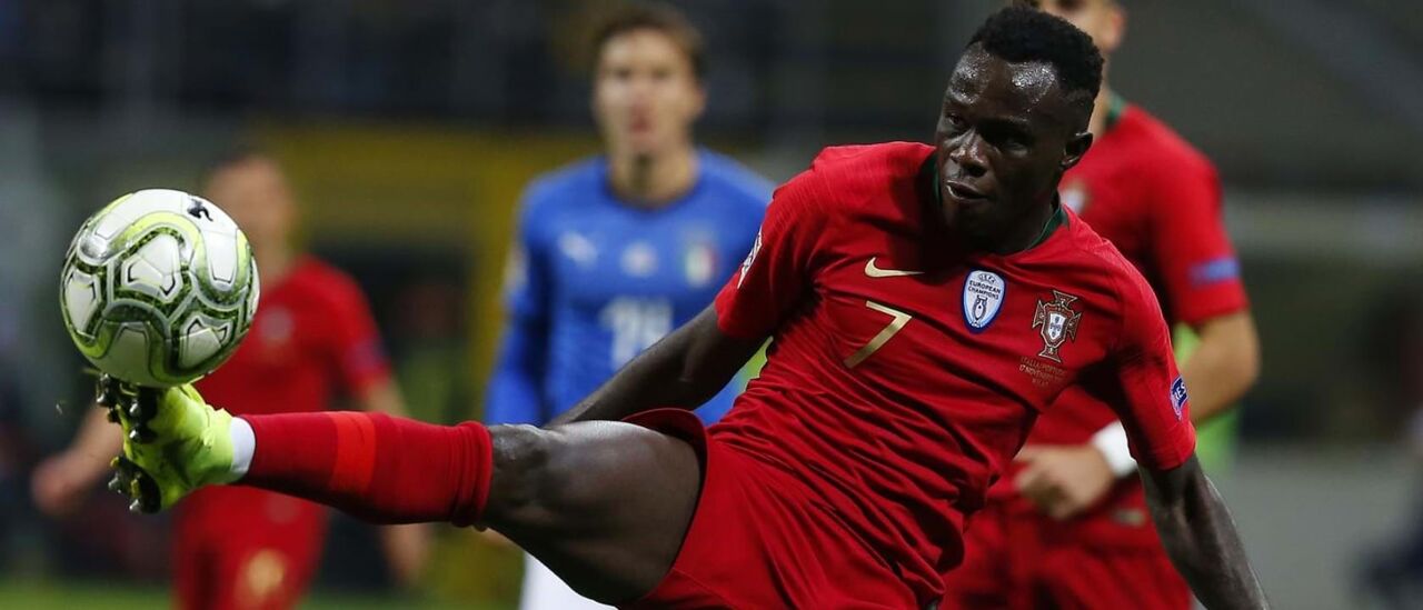 Bruma, num jogo da Liga das Nações com Itália (0-0) em 2018