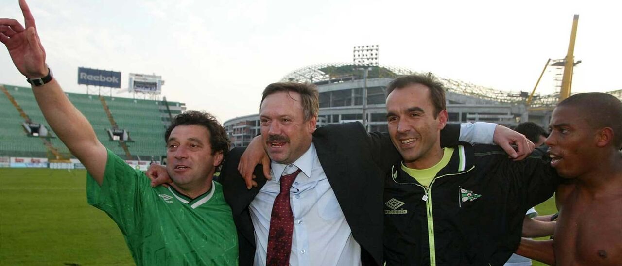 Álvaro após eliminar o Sporting da Taça ao serviço da Naval, em 2002/03