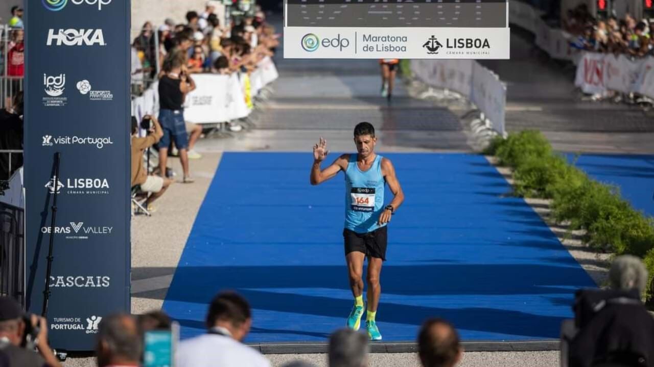 Hernâni Broco na Maratona de Lisboa 