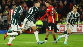 Golaço de Diogo Dalot nomeado para golo do mês da Premier League