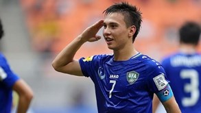 Mirzaev: o miúdo inspirado em CR7 que levou o Uzbequistão aos 'quartos' do Mundial sub-17