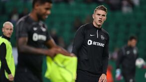 O onze do Sporting para o jogo com o Farense