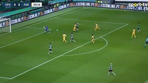 Toque de classe de Trincão e finalização de Gyökeres: Assim foi o primeiro golo do Sporting frente ao Farense
