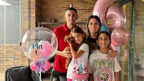 Família Di María em festa: filha mais nova comemora 6º aniversário 